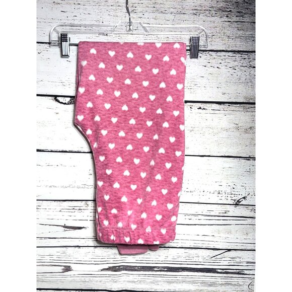 Secret Treasures Pink & White Heart Print Sleepwear Pants NWOT S/CH (4-6) - Picture 2 of 6